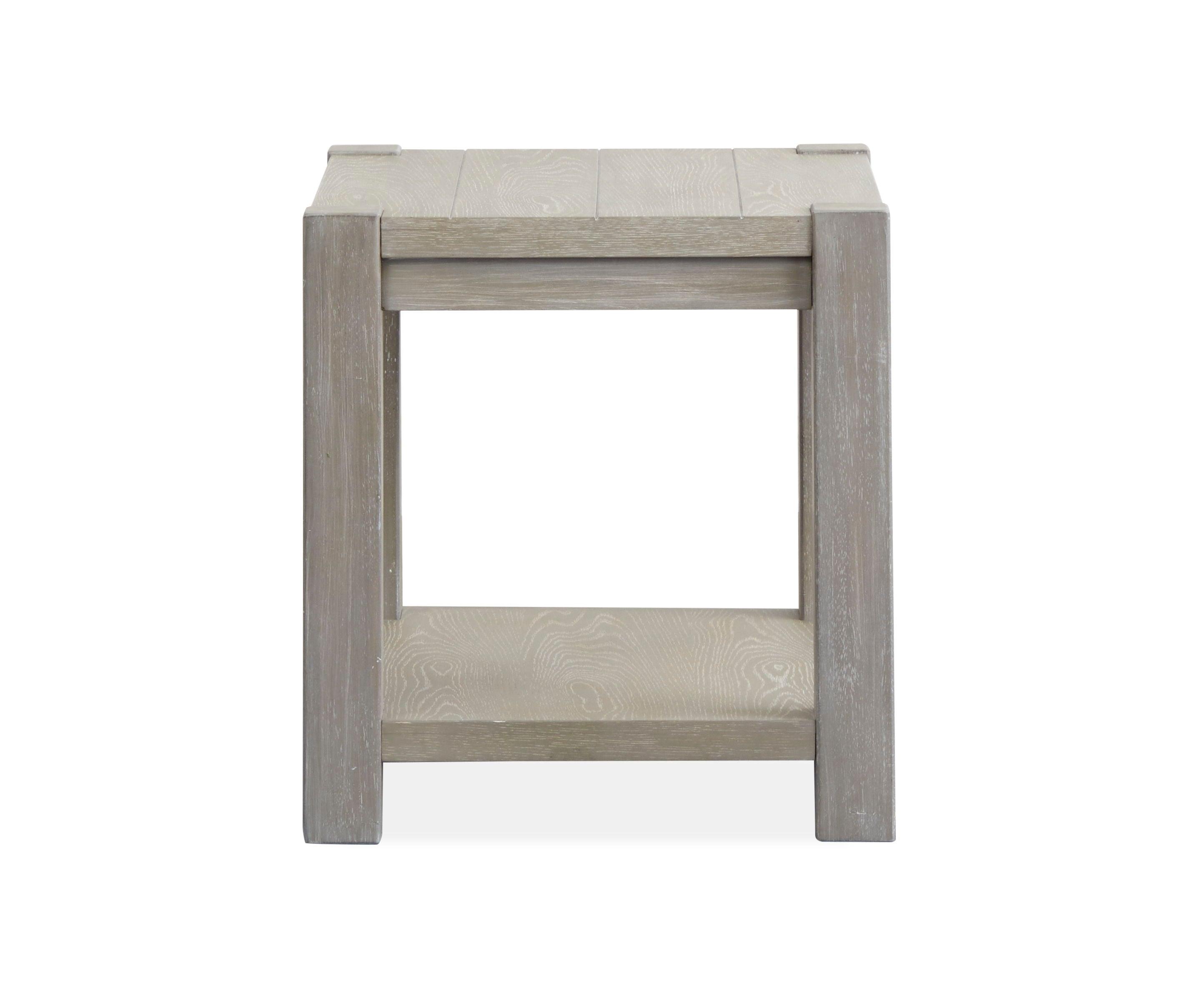 Magnussen Furniture - Burgess - Rectangular End Table - Calico Grey - 5th Avenue Furniture