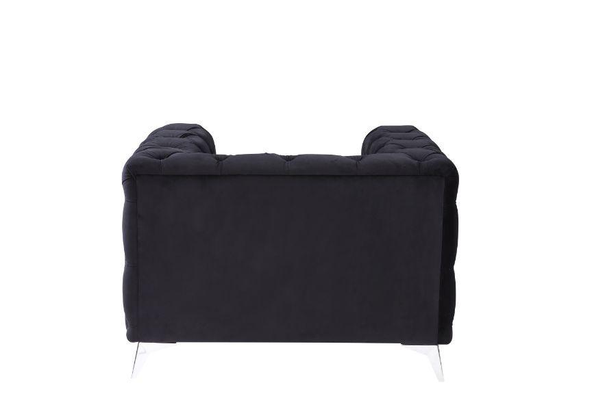 ACME - Phifina - Chair - Black Velvet - 5th Avenue Furniture