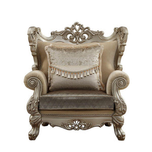 ACME - Ranita - Chair - Fabric & Champagne - 5th Avenue Furniture