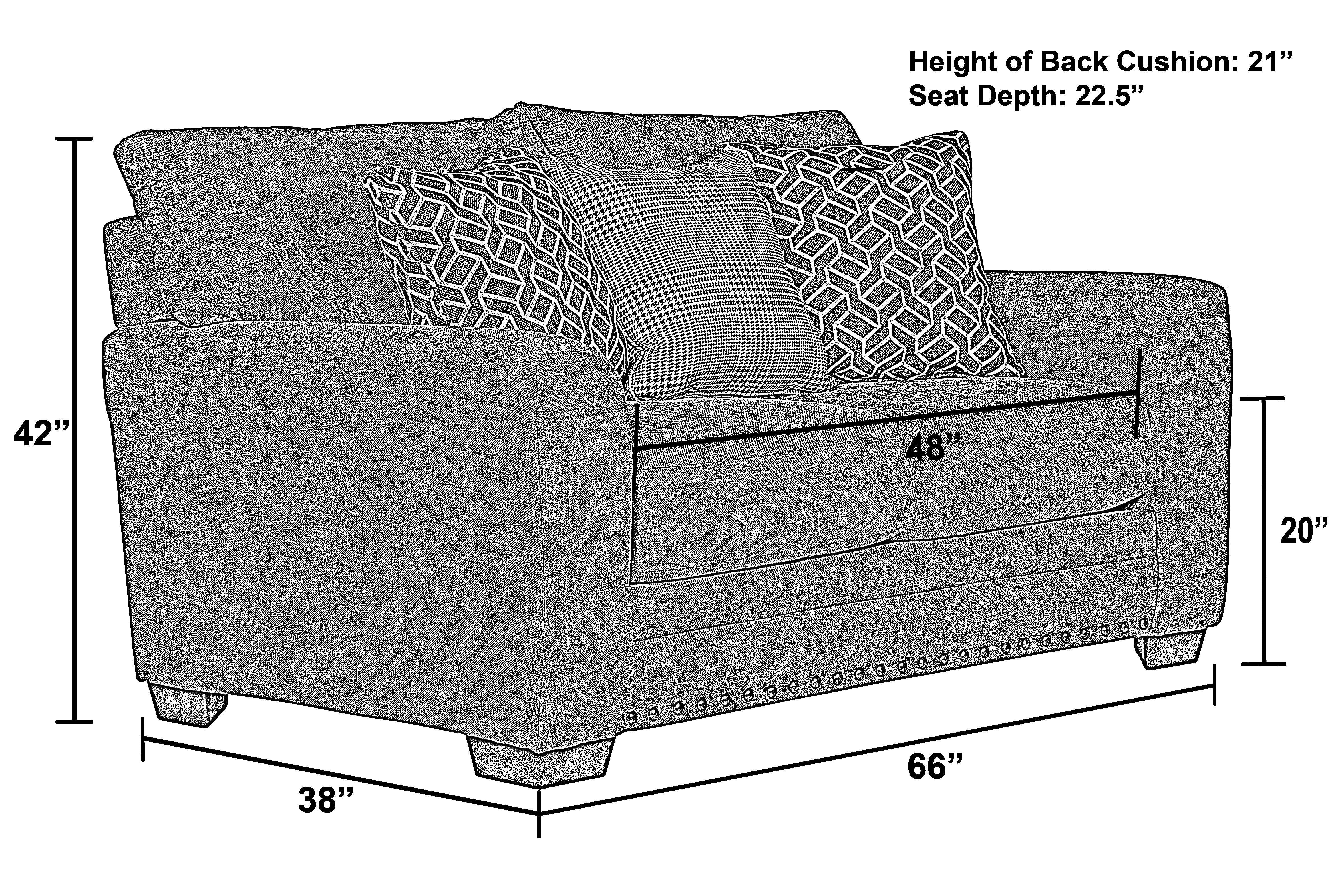 Jackson - Cutler - Loveseat - Ash - 5th Avenue Furniture