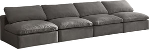 Meridian Furniture - Cozy - Modular Armless 4 Seat Sofa - 5th Avenue Furniture