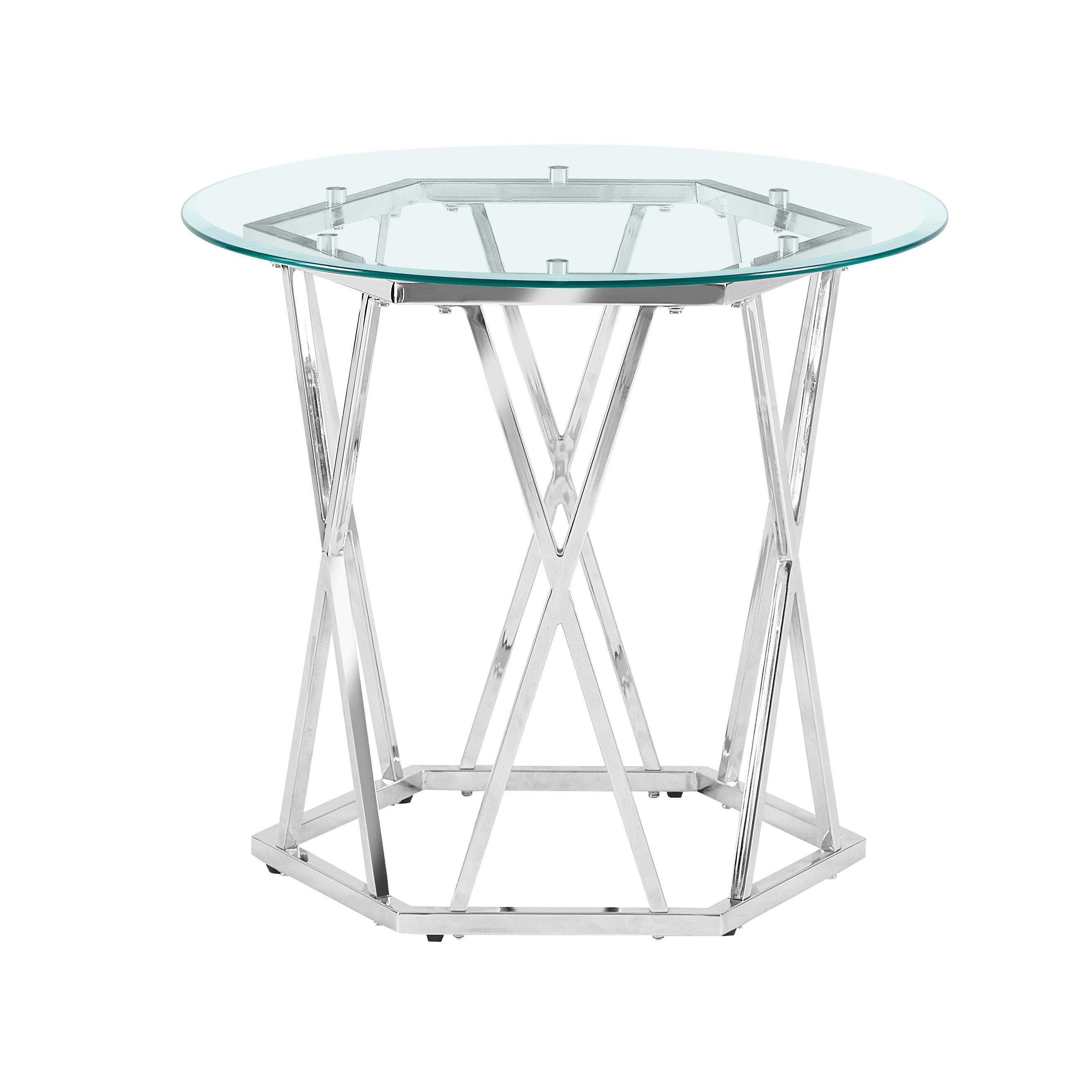 Steve Silver Furniture - Escondido - End Table - Silver - 5th Avenue Furniture