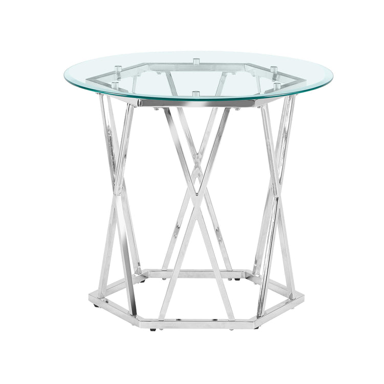 Steve Silver Furniture - Escondido - End Table - Silver - 5th Avenue Furniture