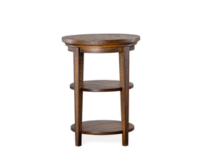 Magnussen Furniture - Bay Creek - Round Accent End Table - Toasted Nutmeg - 5th Avenue Furniture