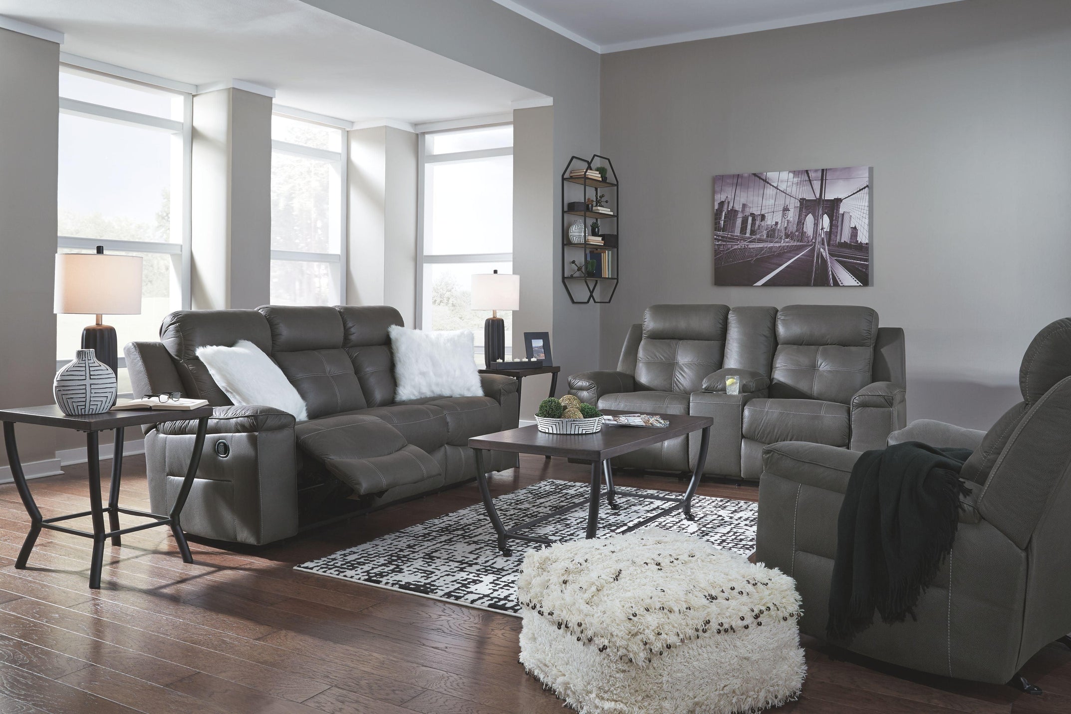 Ashley Furniture - Jesolo - Reclining Sofa - 5th Avenue Furniture