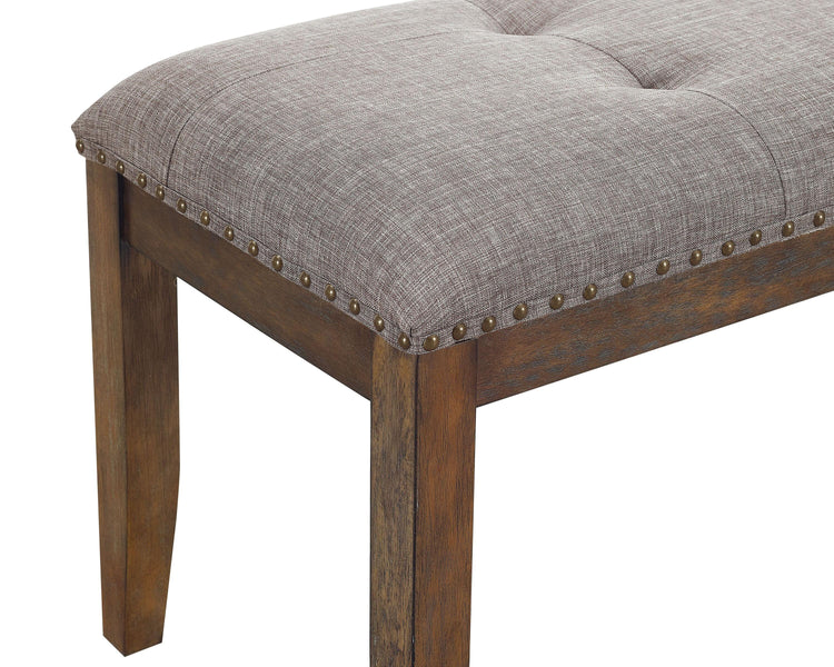 Crown Mark - Vesper - Bench - Gray - 5th Avenue Furniture