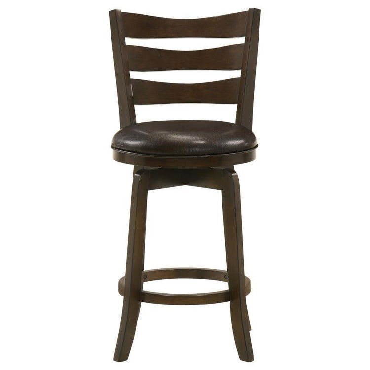 CoasterEssence - Murphy - Ladder Back Swivel Bar Stool - 5th Avenue Furniture