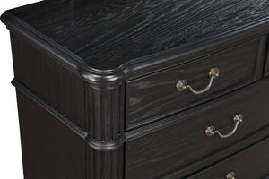 Crown Mark - Kingsbury - Chest - Black - 5th Avenue Furniture