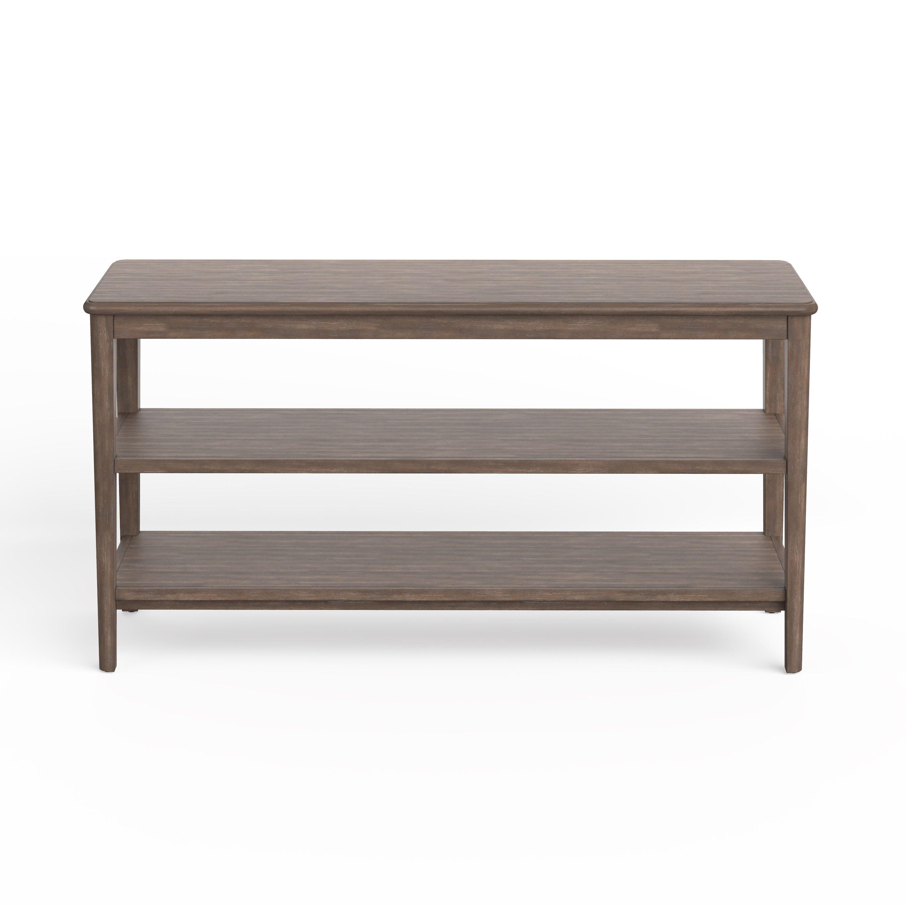 Magnussen Furniture - Corden - Rectangular Shelf Sofa Table - Wallaby - 5th Avenue Furniture