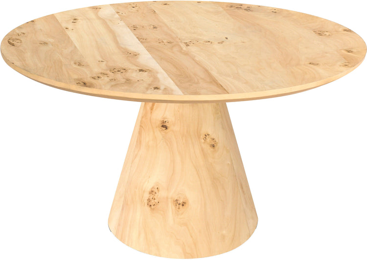 Meridian Furniture - Linette - Dining Table - Burl Wood - 5th Avenue Furniture