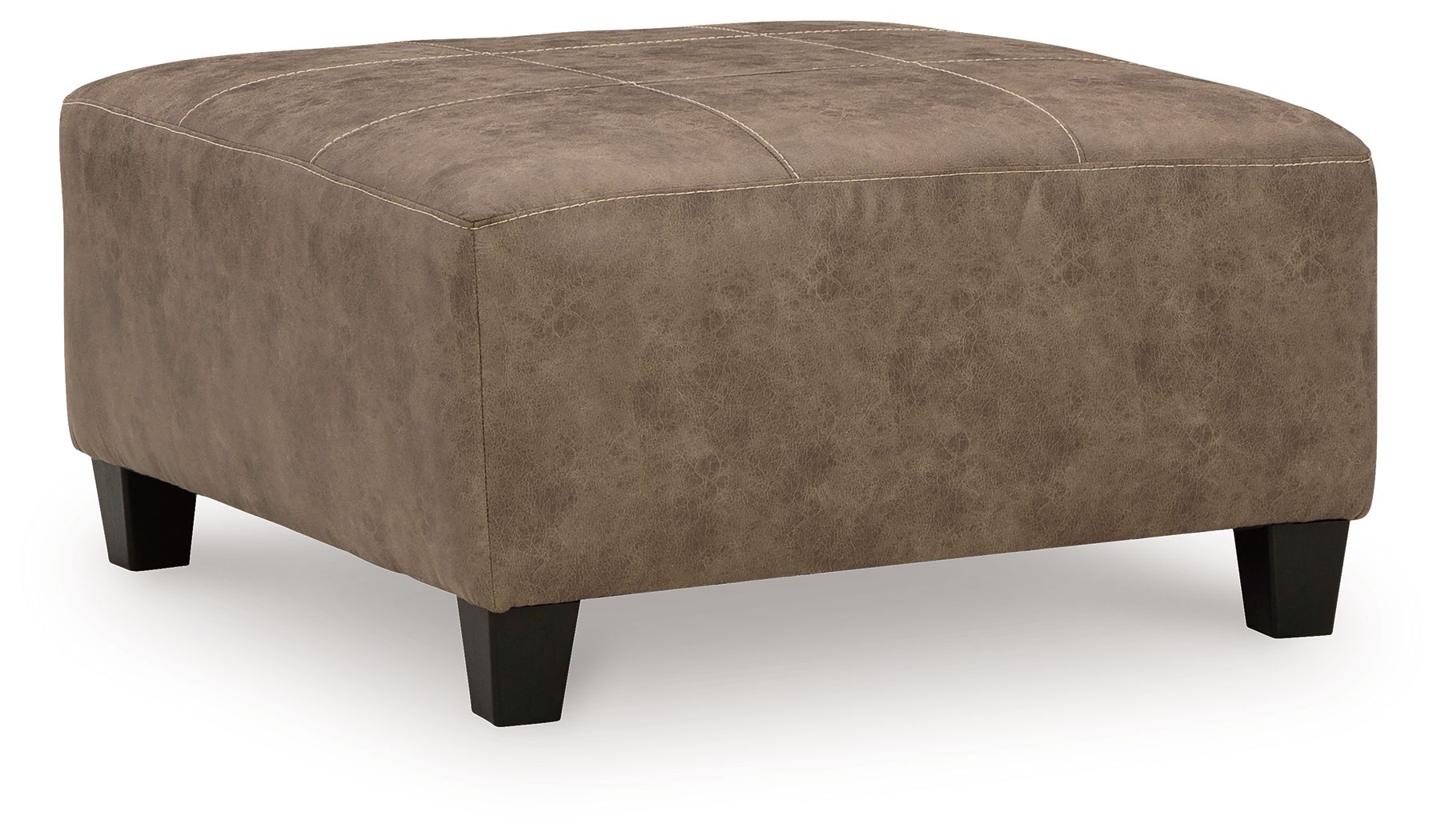 Navi - Fossil - Oversized Accent Ottoman - 5th Avenue Furniture