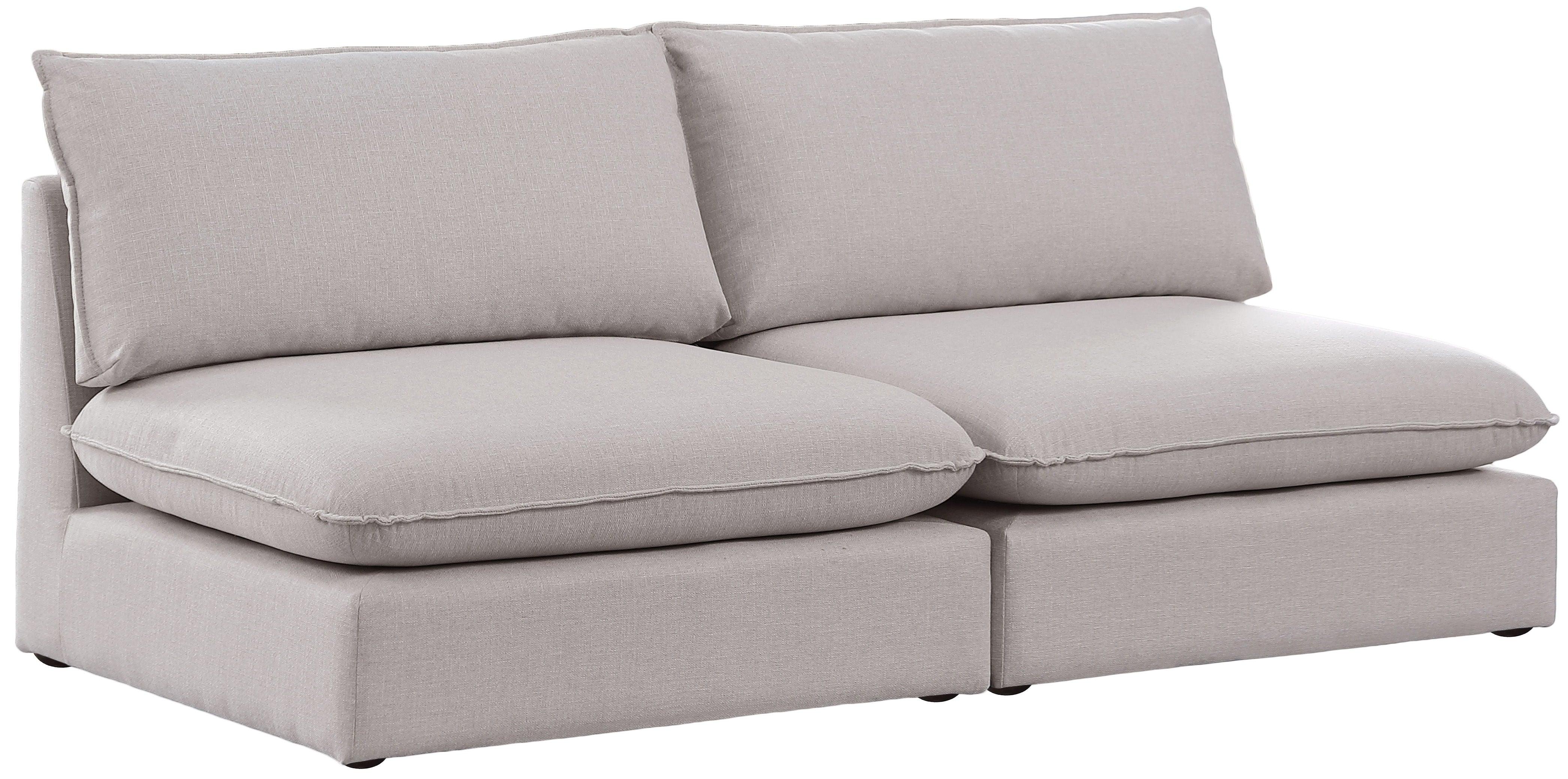 Meridian Furniture - Mackenzie - Modular Sofa Armless - 2 Seats - 5th Avenue Furniture