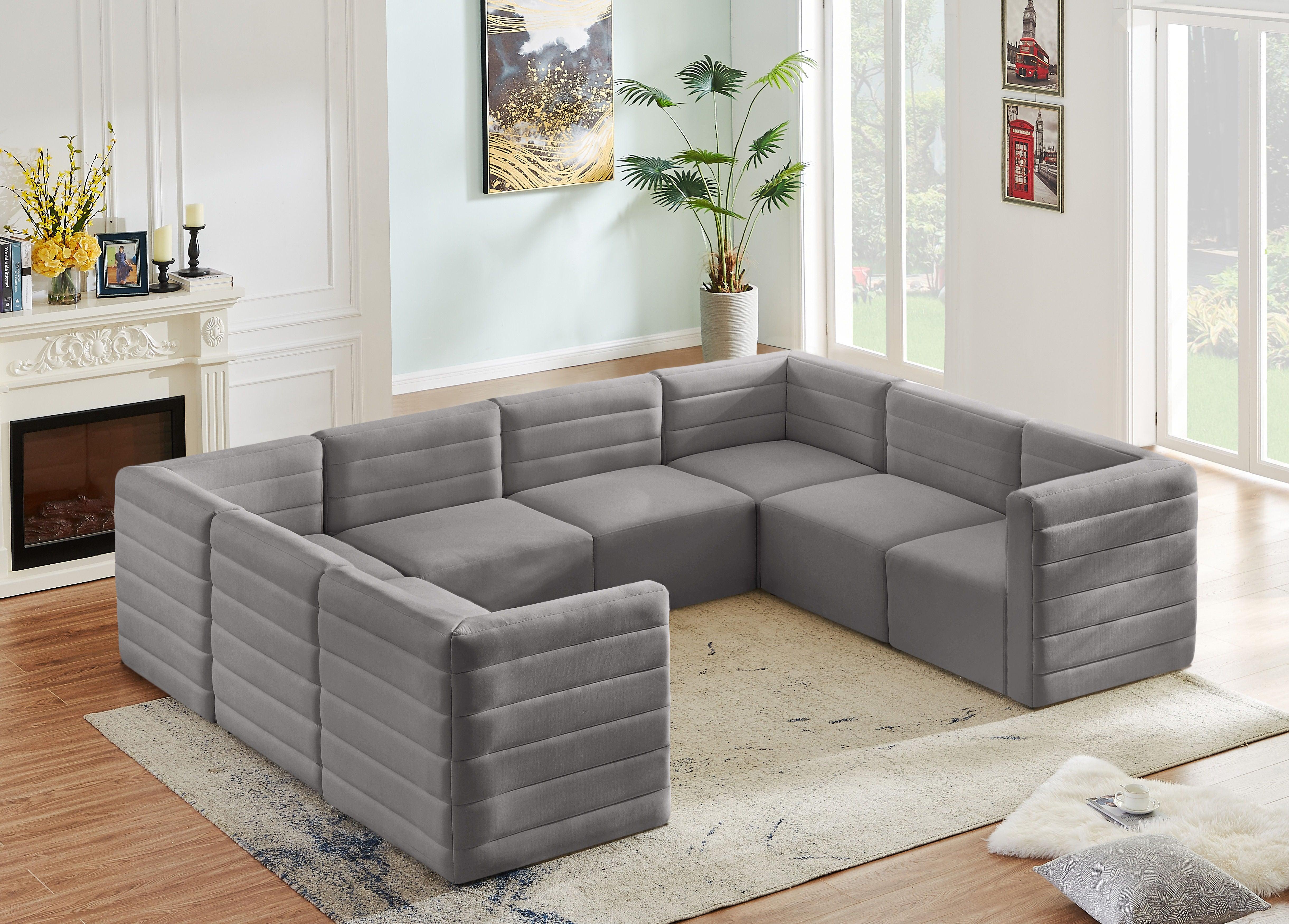 Meridian Furniture - Quincy - Modular Sectional - 5th Avenue Furniture