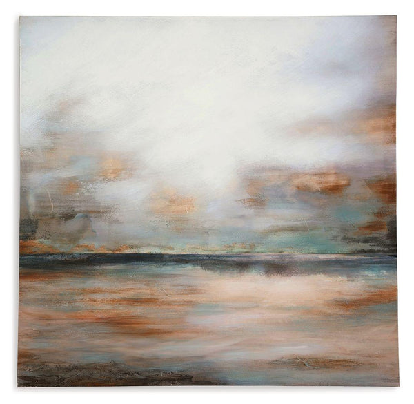 Signature Design by Ashley® - Weatheridge - Grey / Gold - Wall Art - 5th Avenue Furniture