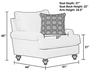 Jackson - Cumberland - Chair - Ecru - 5th Avenue Furniture