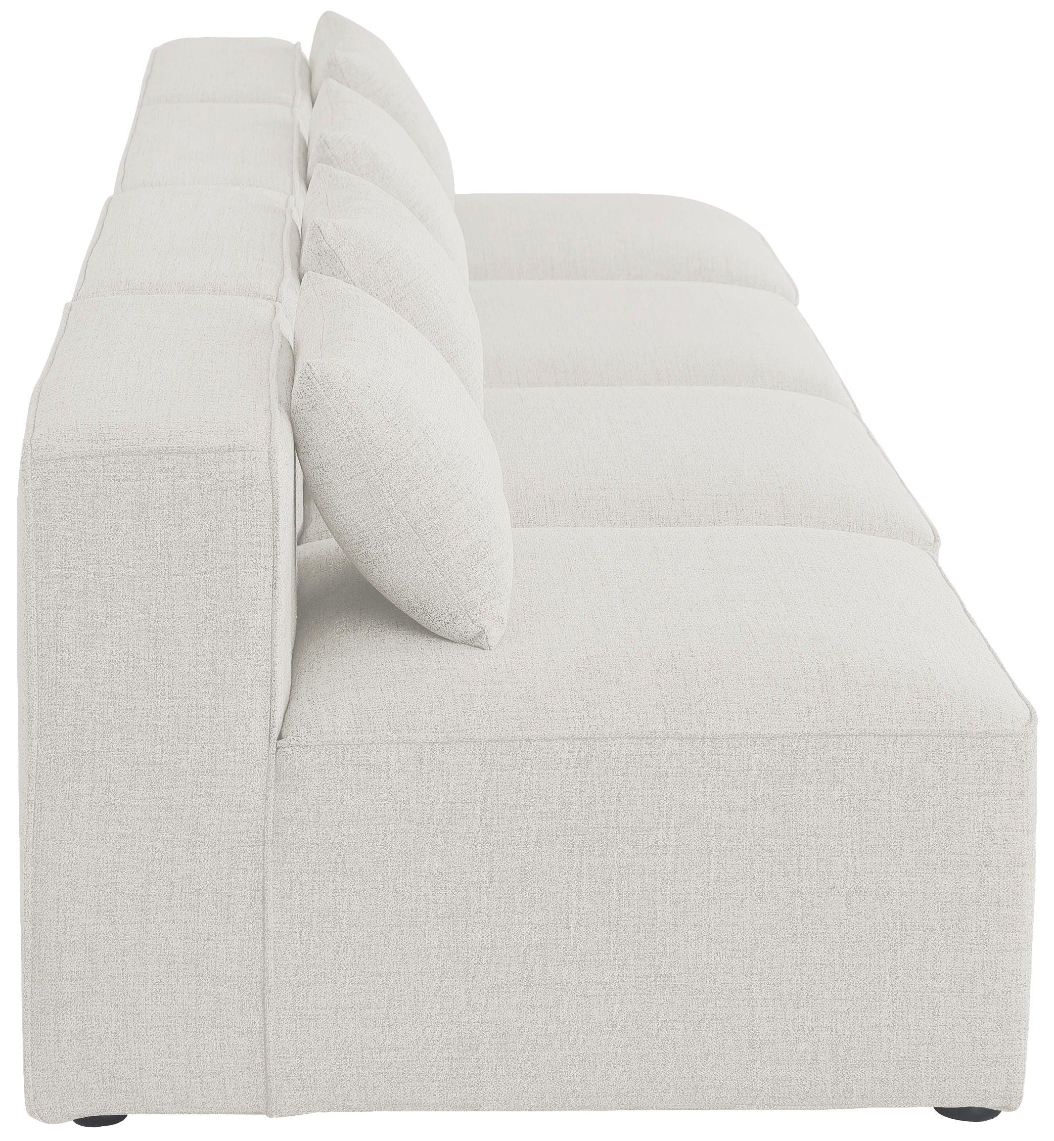 Meridian Furniture - Cube - Modular Sofa Armless 4 Seats - 5th Avenue Furniture