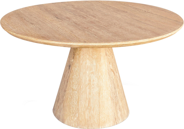 Meridian Furniture - Linette - Dining Table - White Oak - 5th Avenue Furniture