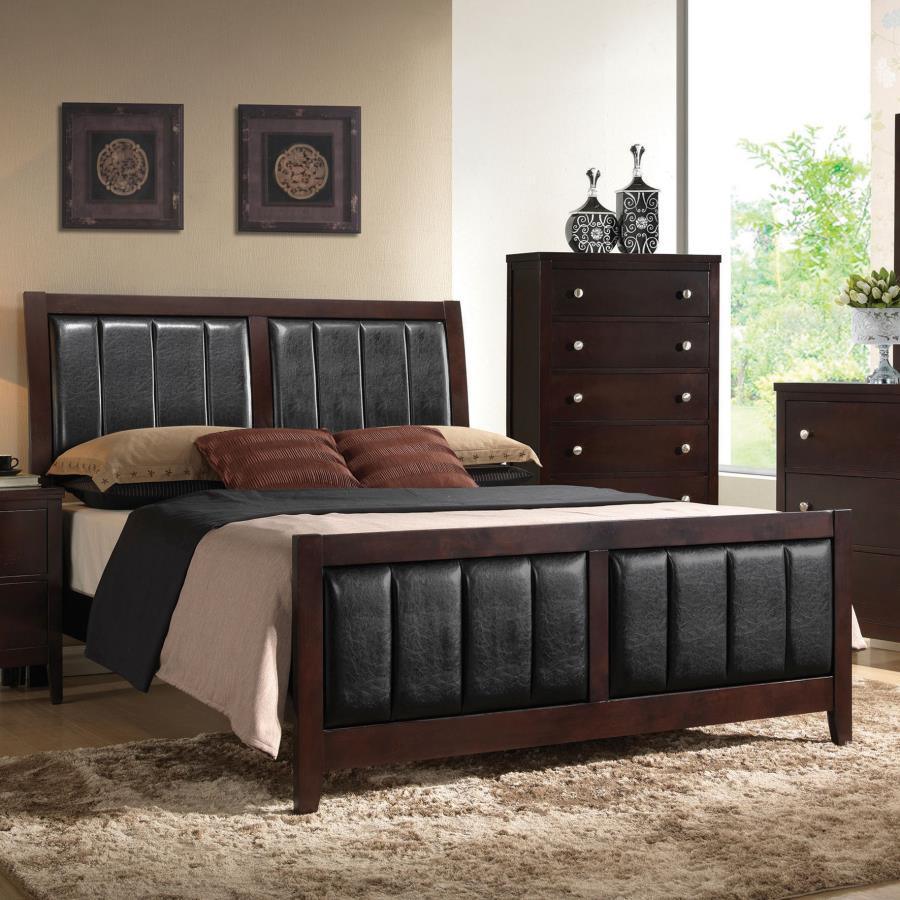 CoasterEveryday - Carlton - Upholstered Bed - 5th Avenue Furniture