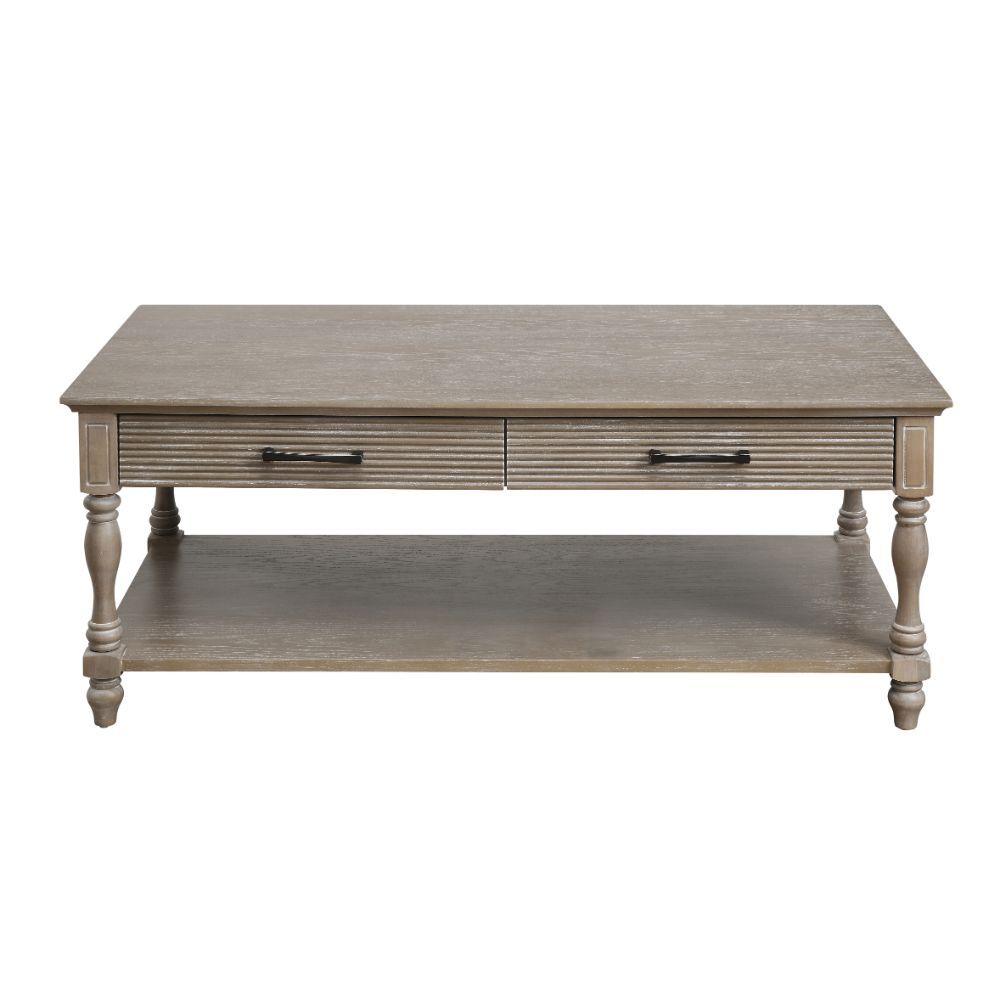 ACME - Ariolo - Coffee Table - Antique White - 5th Avenue Furniture