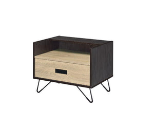 ACME - Melkree - Accent Table - Oak & Black Finish - 5th Avenue Furniture