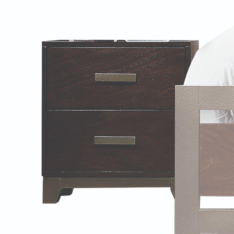 ACME - Charleen - Nightstand - Walnut - 5th Avenue Furniture