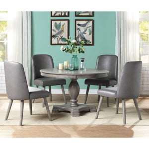 ACME - Waylon - Dining Table - Gray Oak - 30" - 5th Avenue Furniture