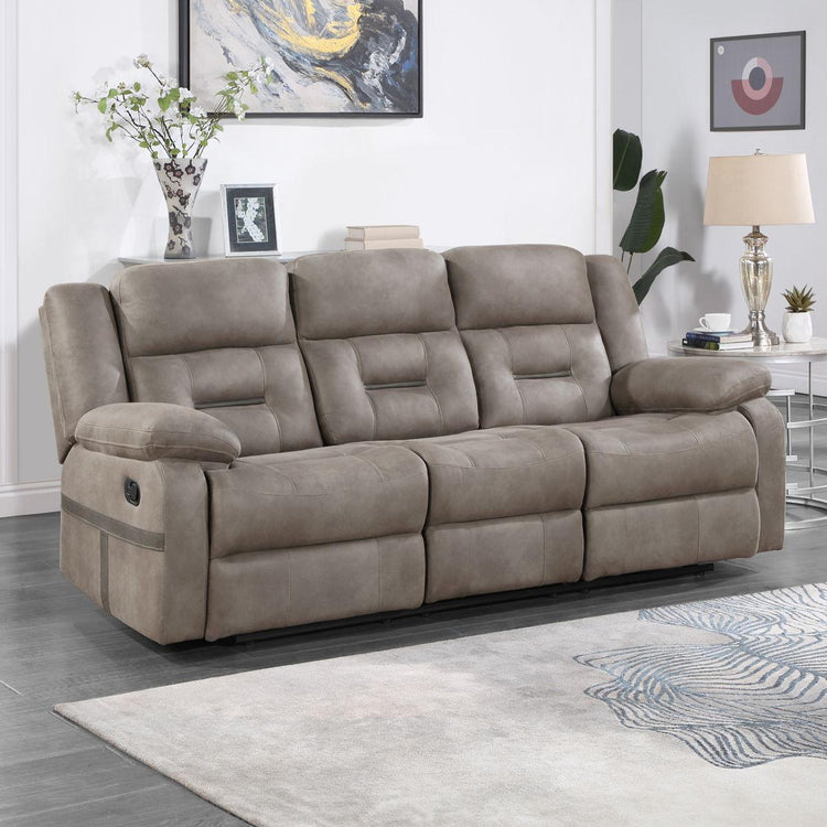 Steve Silver Furniture - Abilene - Sofa & Loveseat - Brown - 5th Avenue Furniture