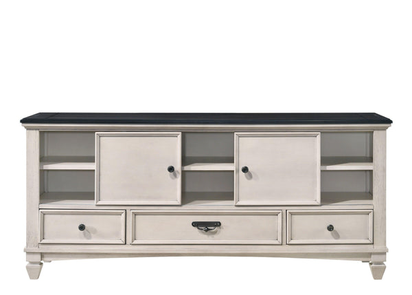 Crown Mark - Sawyer - Tv Stand - Beige - 5th Avenue Furniture
