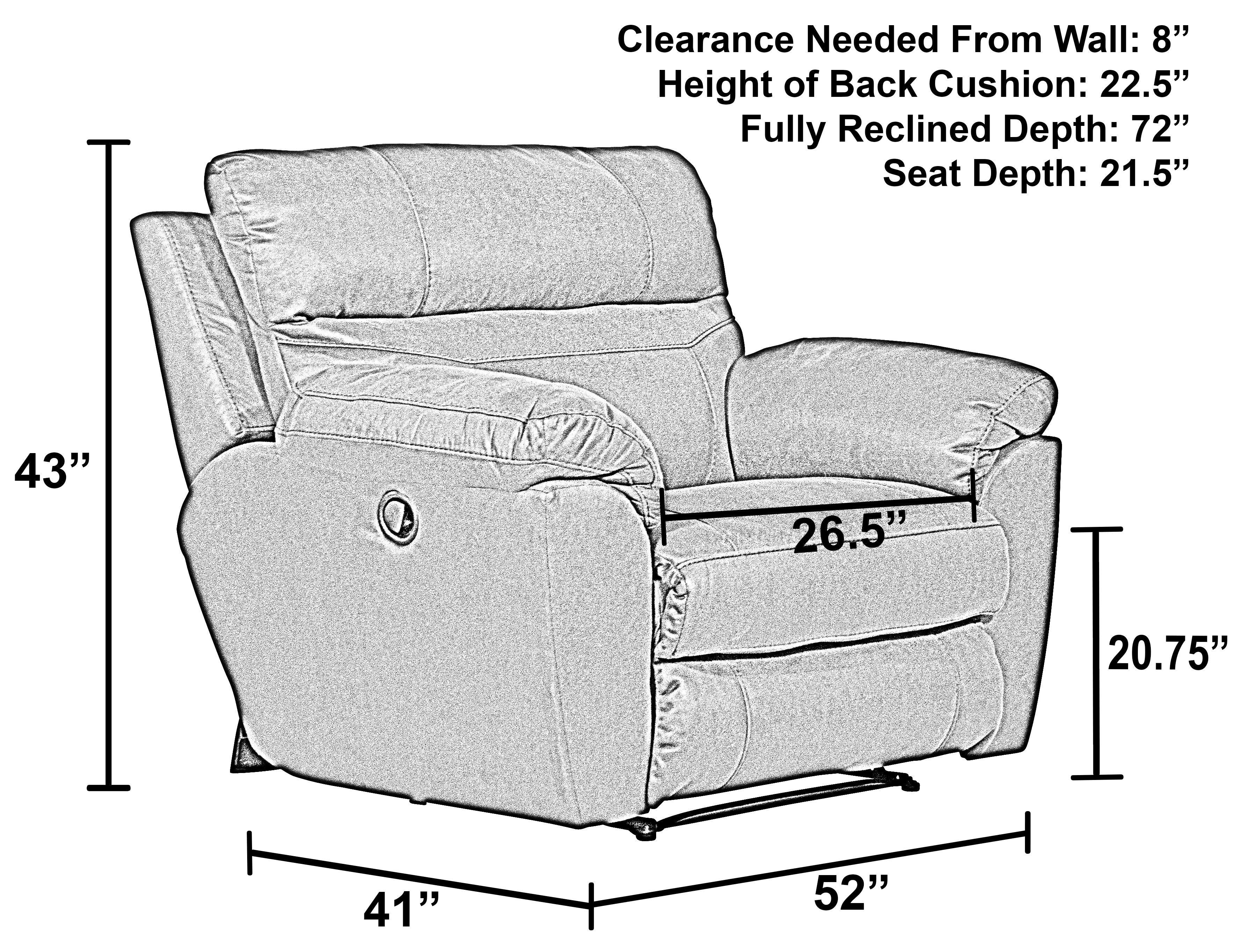 Catnapper - Atlas - Recliner - Charcoal - 5th Avenue Furniture