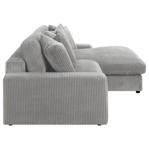 Coaster Fine Furniture - Blaine - 105" Upholstered Reversible Sectional - 5th Avenue Furniture