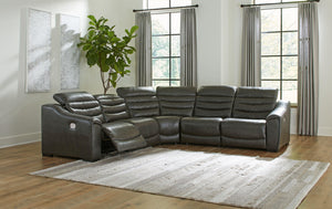 Signature Design by Ashley® - Center Line - Power Recliner Sectional - 5th Avenue Furniture