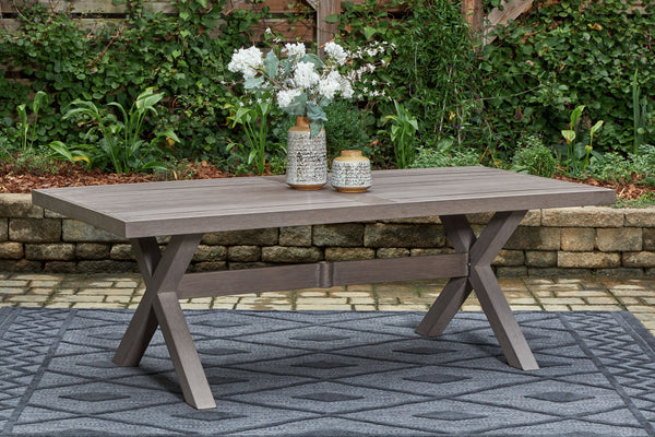 Hillside Barn - Brown - Rectangular Dining Table W/Umb Opt - 5th Avenue Furniture
