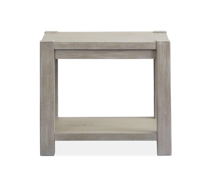 Magnussen Furniture - Burgess - Rectangular End Table - Calico Grey - 5th Avenue Furniture