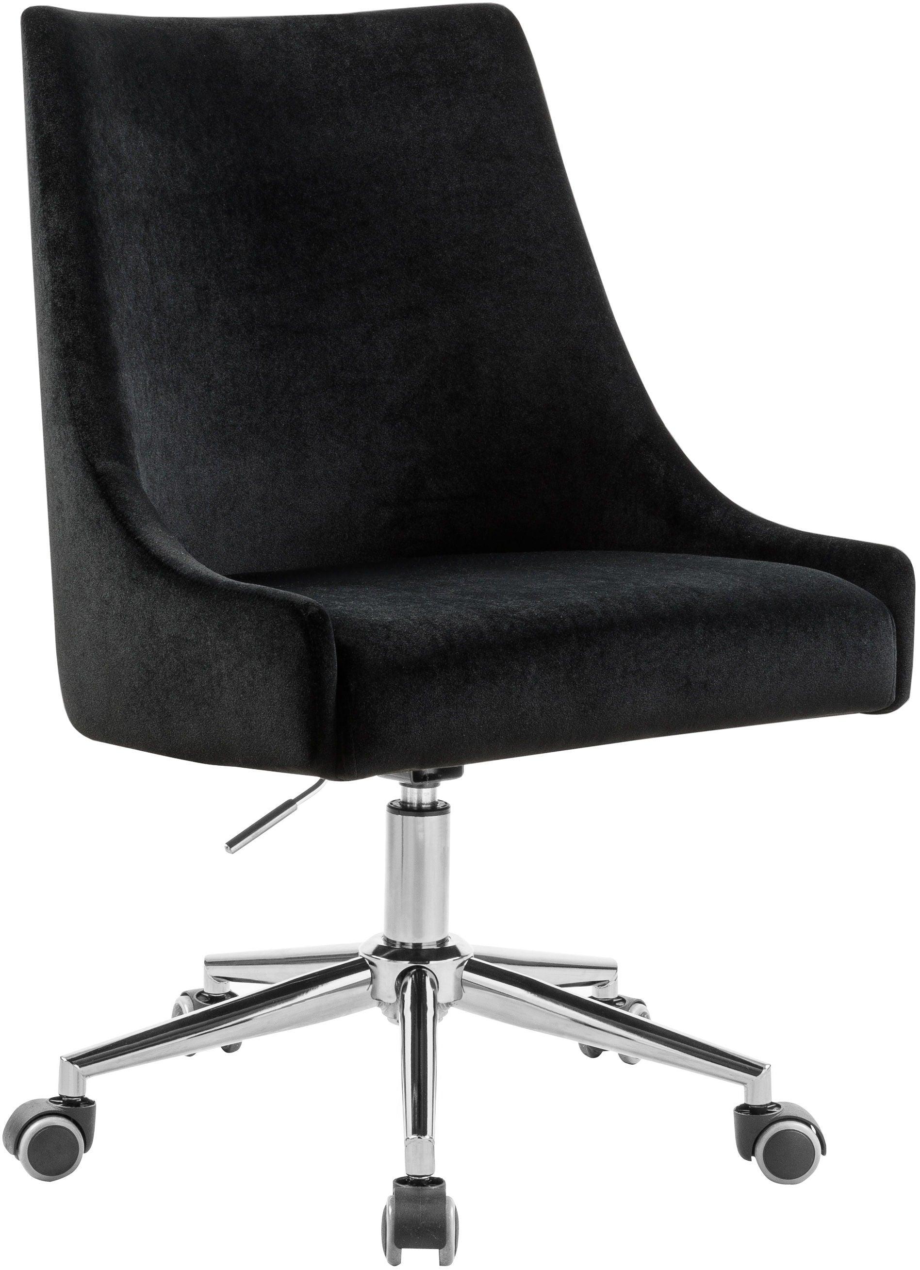 Meridian Furniture - Karina - Office Chair with Chrome Legs - 5th Avenue Furniture