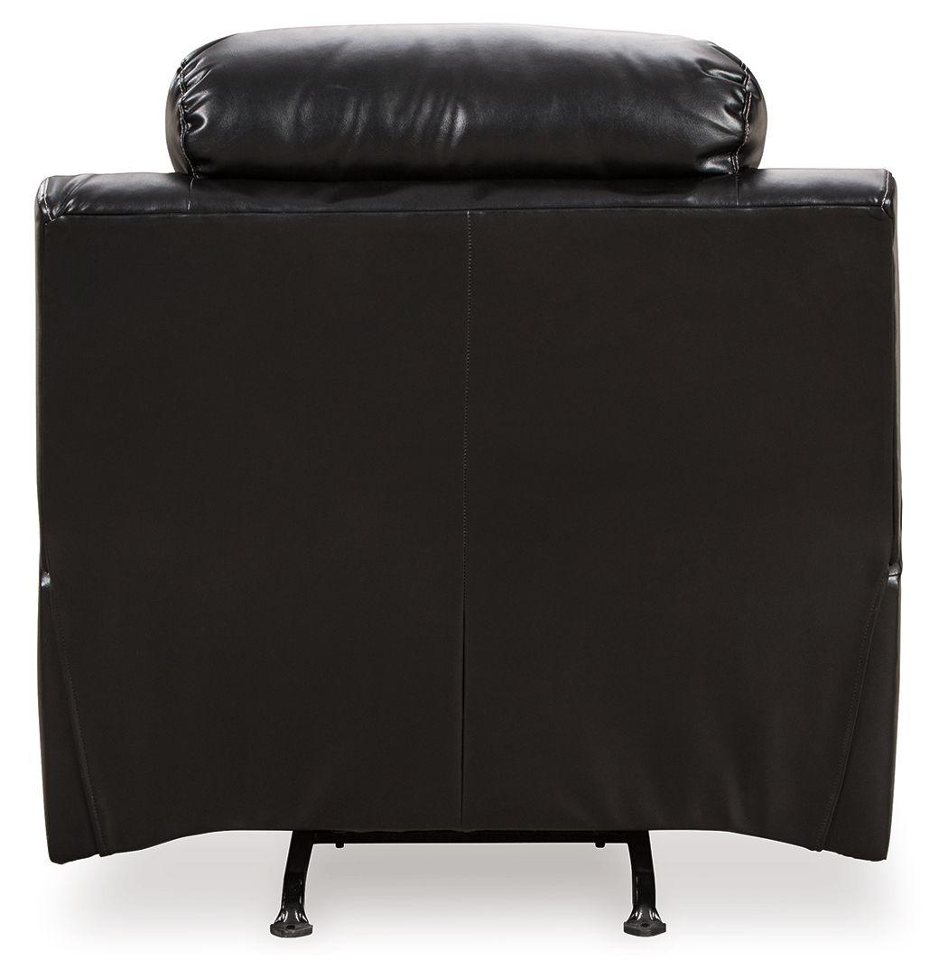 Ashley Furniture - Kempten - Black - Rocker Recliner - 5th Avenue Furniture