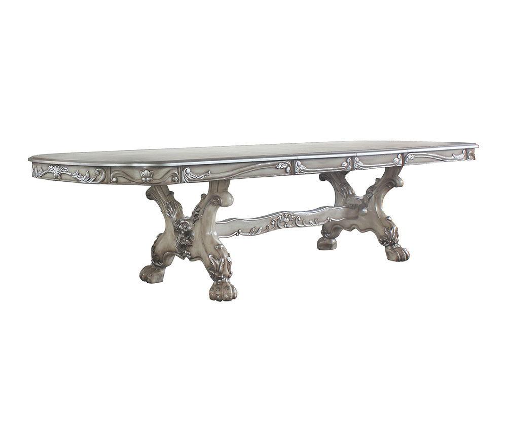 ACME - Dresden - Dining Table - Vintage Bone White - 5th Avenue Furniture