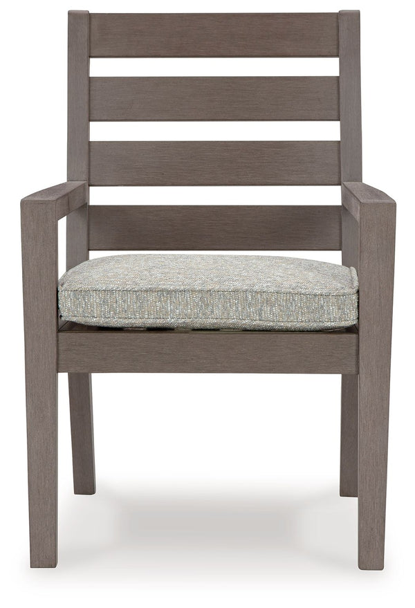 Hillside Barn - Gray / Brown - Arm Chair With Cushion (Set of 2) - 5th Avenue Furniture