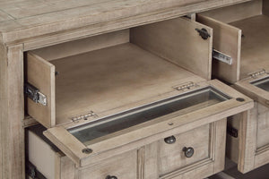 Magnussen Furniture - Paxton Place - Wood Media Chest - Dove Tail Grey - 5th Avenue Furniture