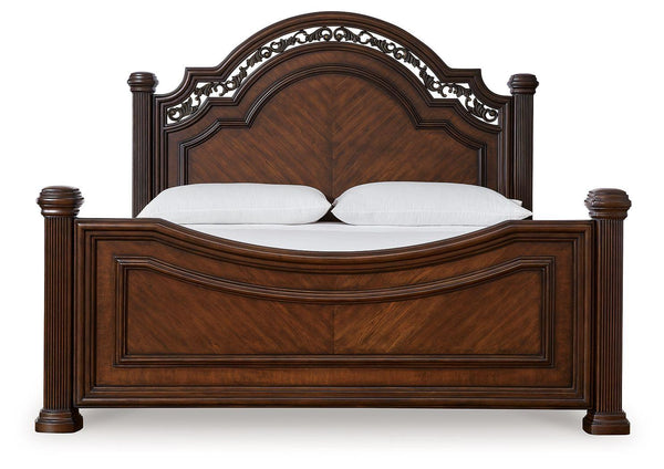 Signature Design by Ashley® - Lavinton - Poster Bed - 5th Avenue Furniture
