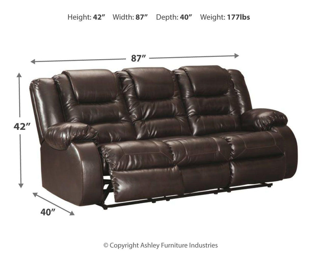 Ashley Furniture - Vacherie - Reclining Sofa - 5th Avenue Furniture