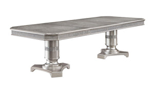 Crown Mark - Klina - Dining Table - Pearl Silver - 5th Avenue Furniture