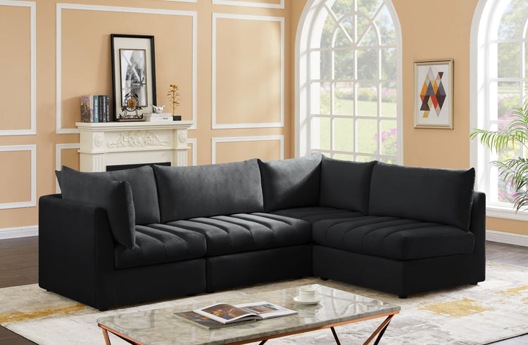 Meridian Furniture - Jacob - 4 Pc. Modular Sectional - 5th Avenue Furniture