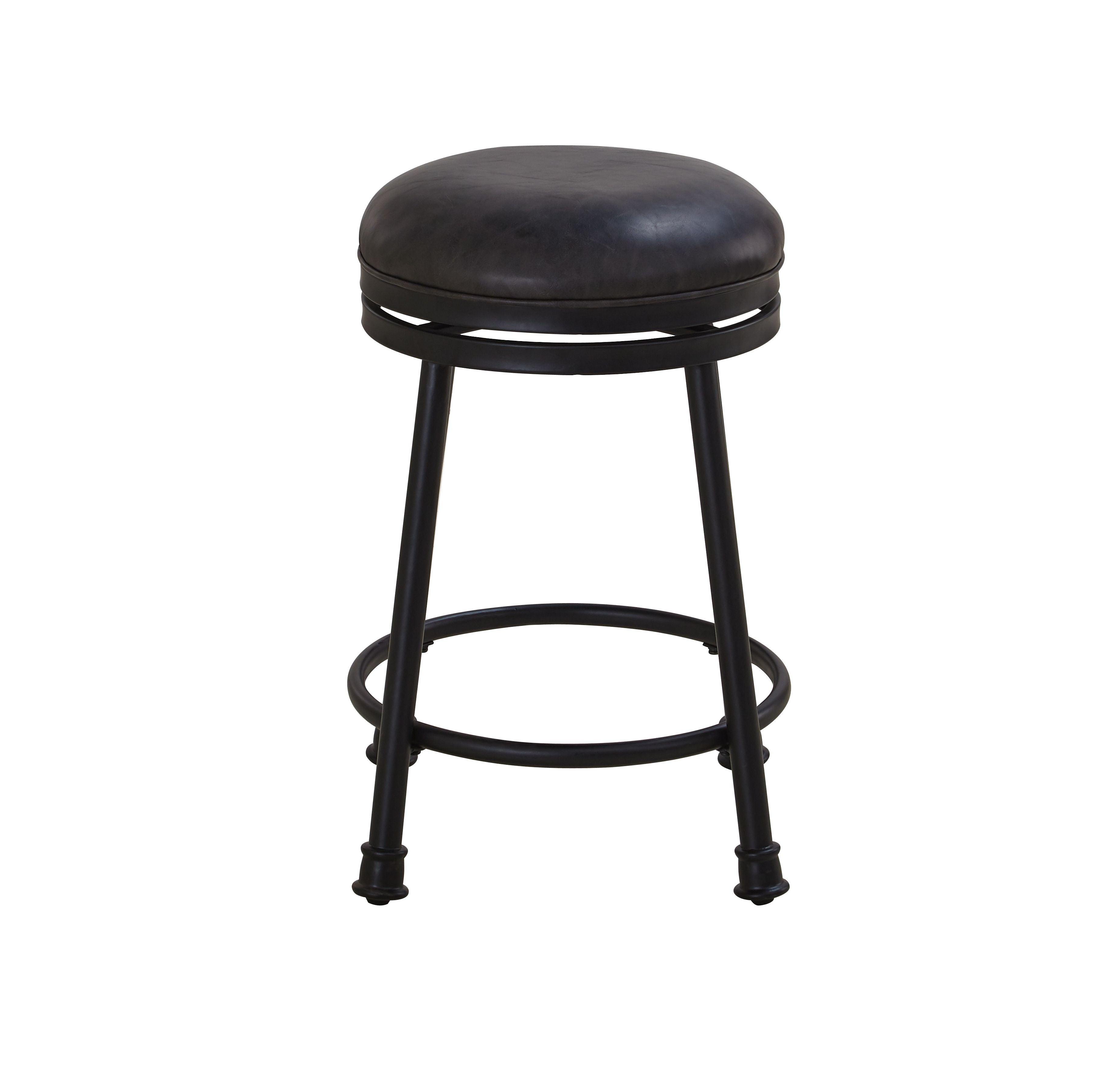 Steve Silver Furniture - Claire - Swivel Counter Stool - Dark Brown - 5th Avenue Furniture