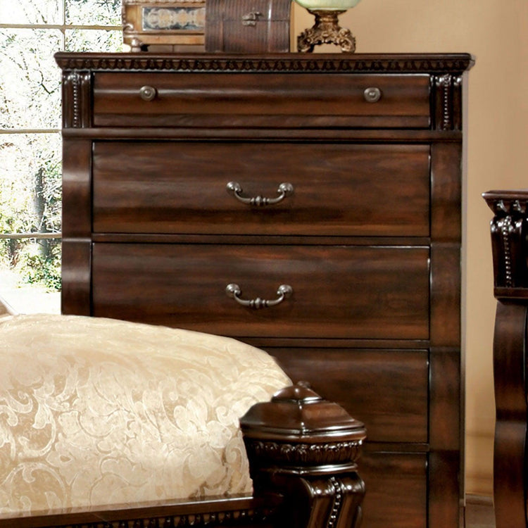 Furniture of America - Burleigh - Chest - Cherry - 5th Avenue Furniture