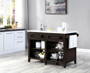 ACME - Darwid - Kitchen Island - Brown, Dark - 5th Avenue Furniture