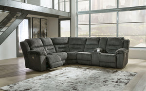 Signature Design by Ashley® - Nettington - Power Reclining Sectional - 5th Avenue Furniture