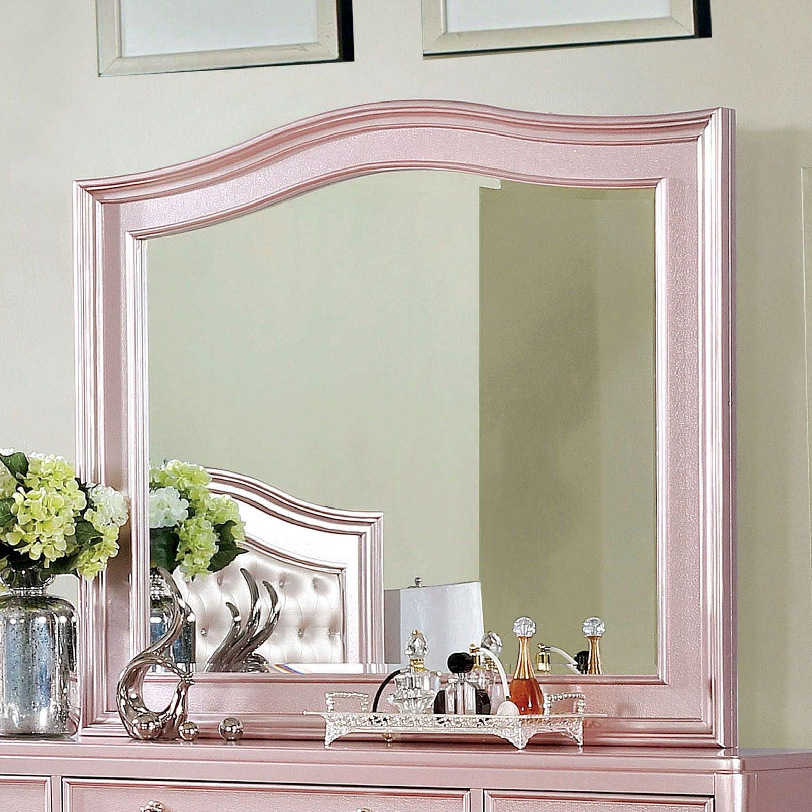 Furniture of America - Ariston - Mirror - Rose Gold - 5th Avenue Furniture