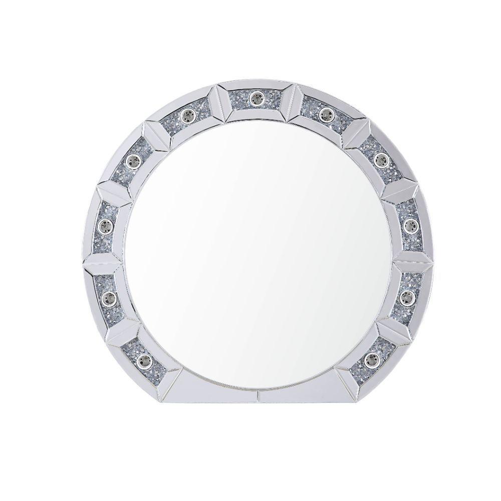 ACME - Noralie - Wall Decor - Mirrored & Faux Diamonds - 29" - 5th Avenue Furniture