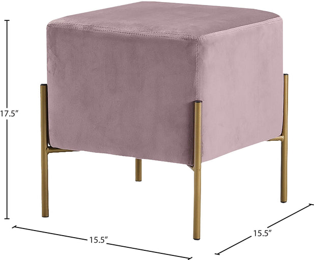 Meridian Furniture - Isla - Stool Ottoman - 5th Avenue Furniture