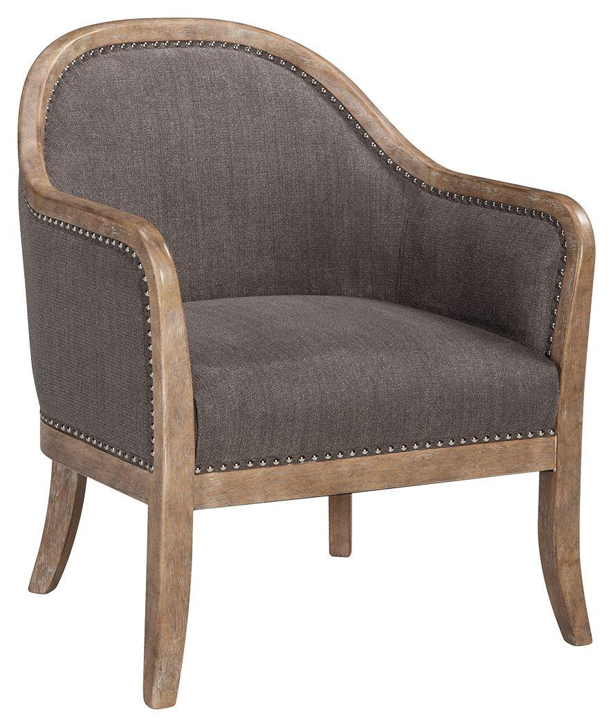 Ashley Furniture - Engineer - Brown - Accent Chair - 5th Avenue Furniture